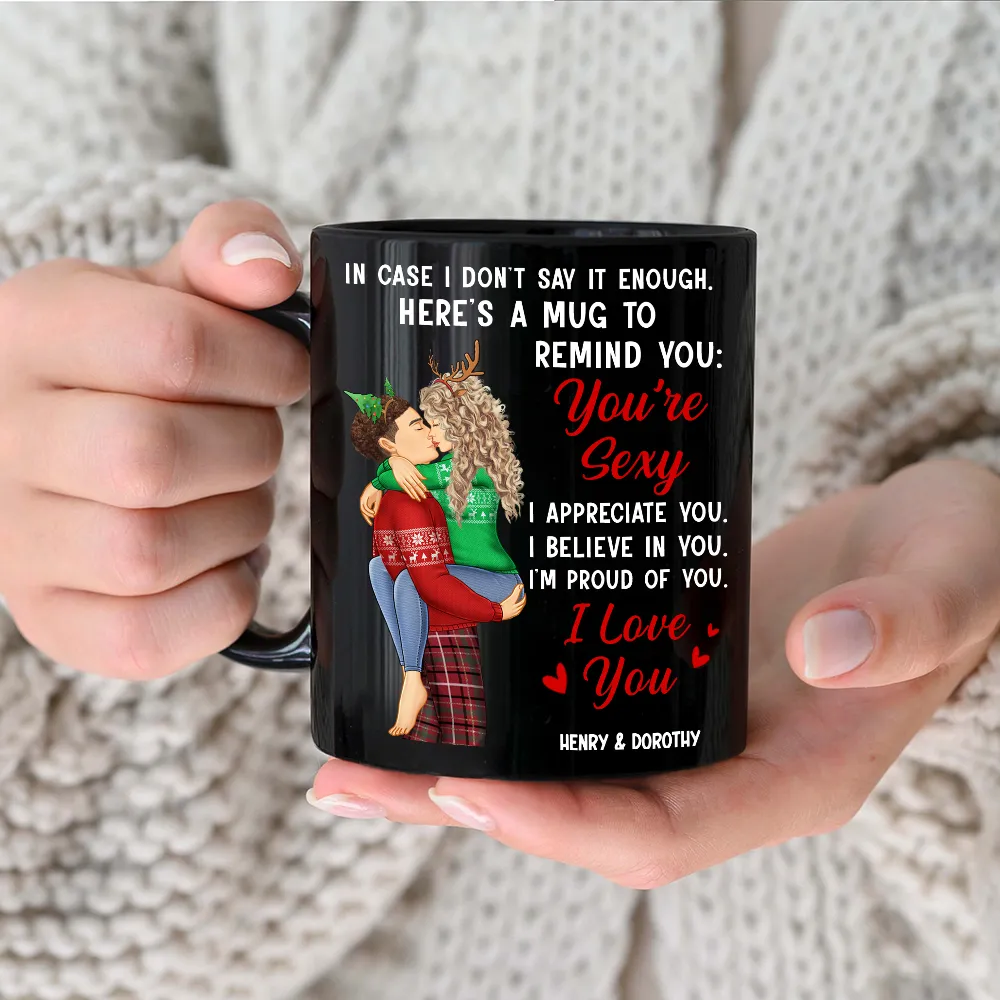 In Case I Don't Say It Enough Couples - Personalized Black Mug