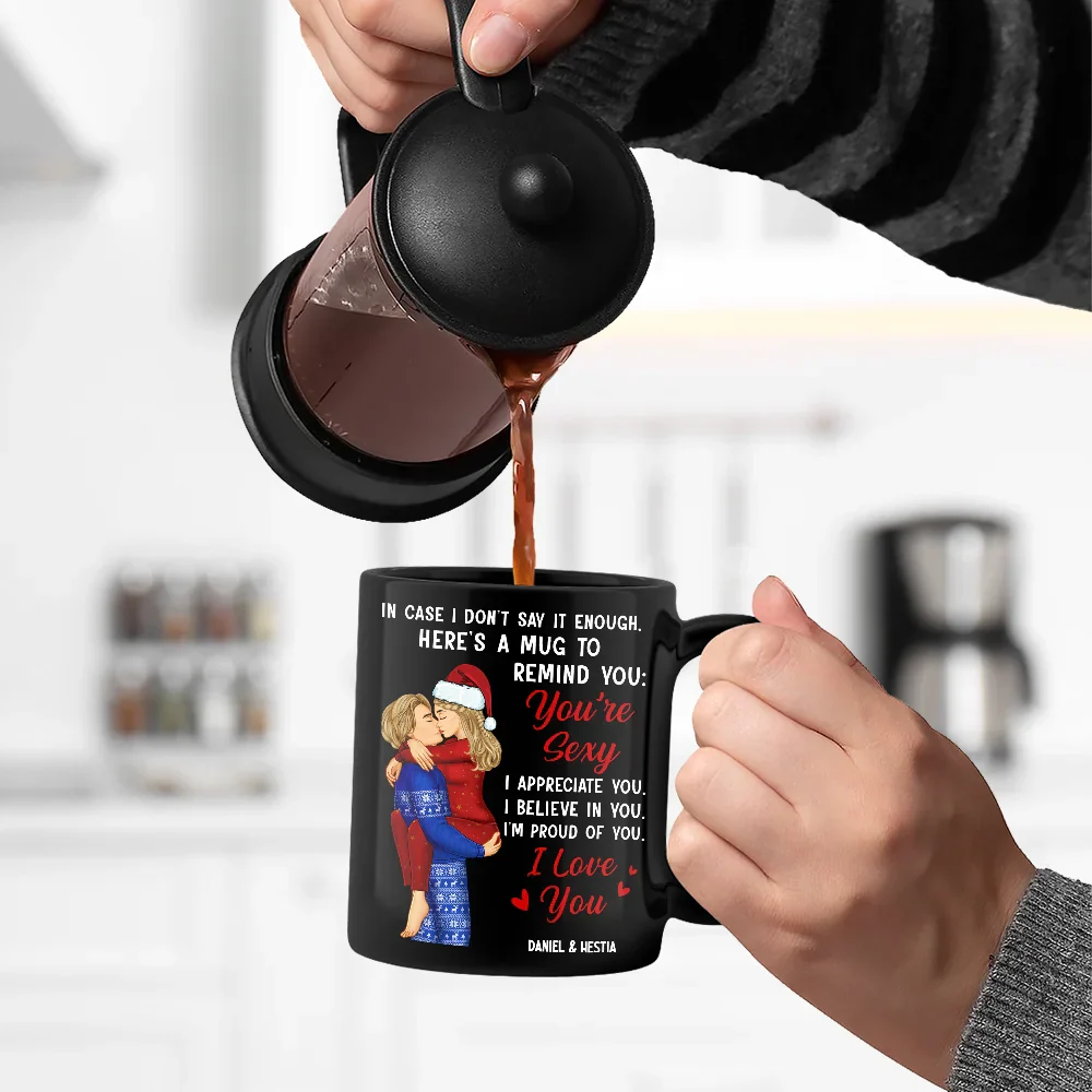 In Case I Don't Say It Enough Couples - Personalized Black Mug