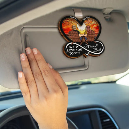 You & Me We Got This Till Our Last Breath - Personalized Custom Shaped Car Visor Clip