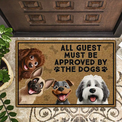 No Need To Knock We Know You're Here Dog - Personalized Doormat