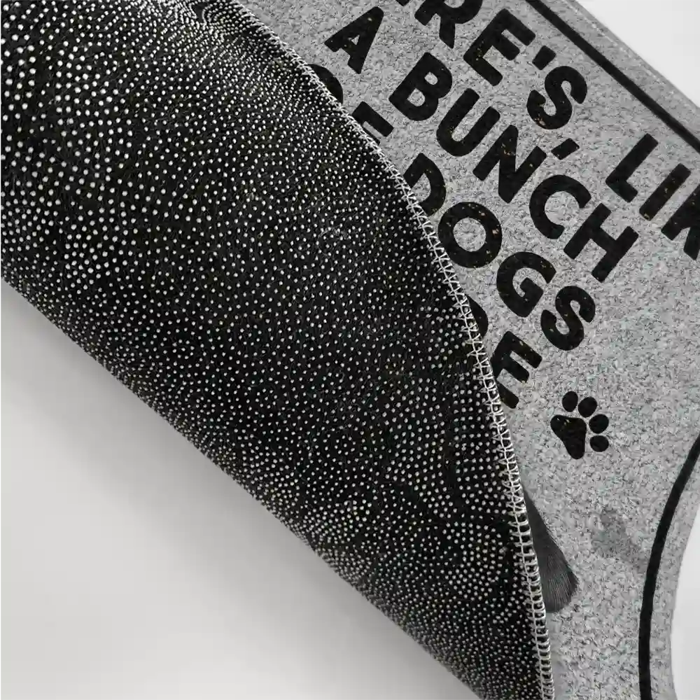 No Need To Knock We Know You're Here Dog - Personalized Doormat