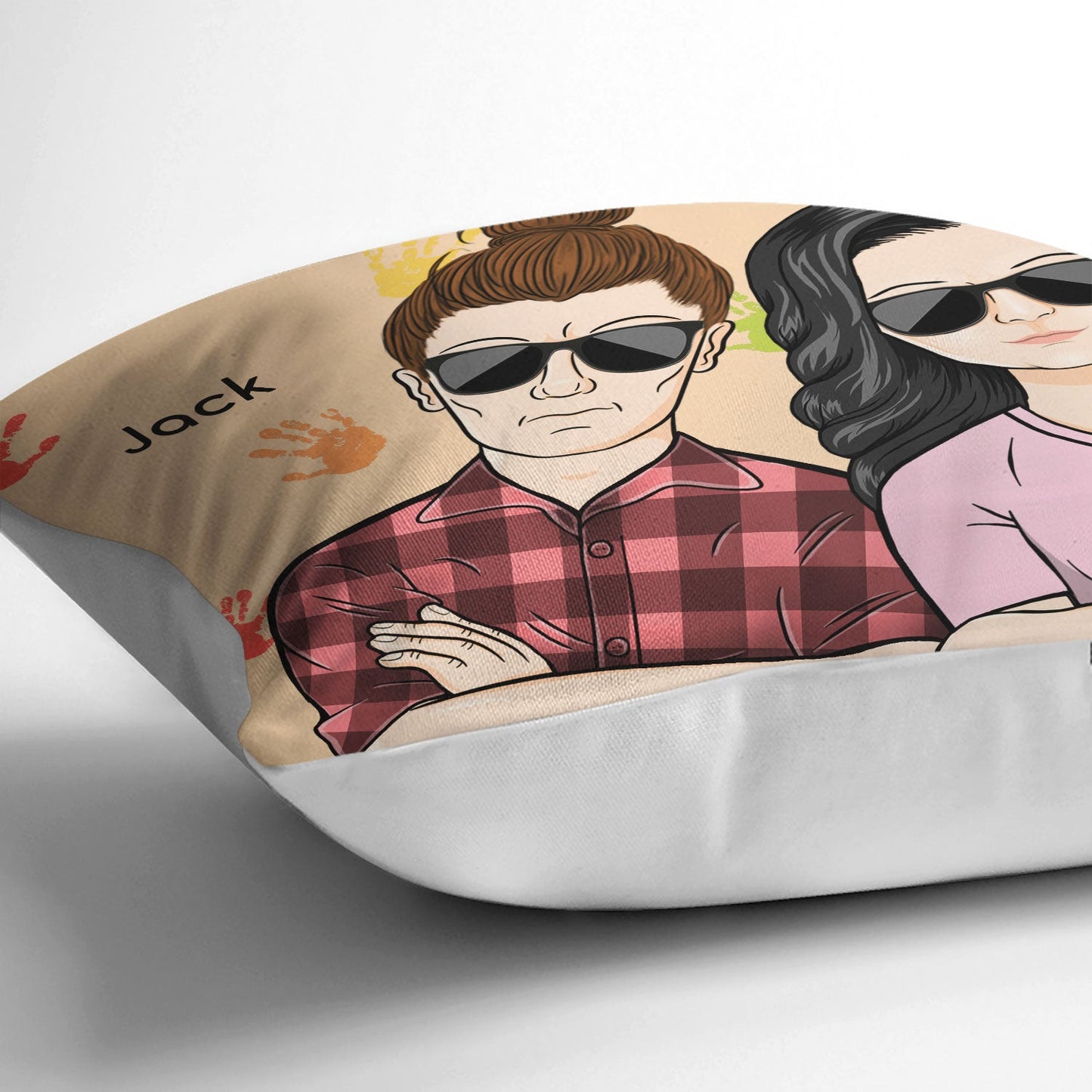 Grandma & Grandpa Established - Gift For Grandma Grandpa - Personalized Custom Pillow