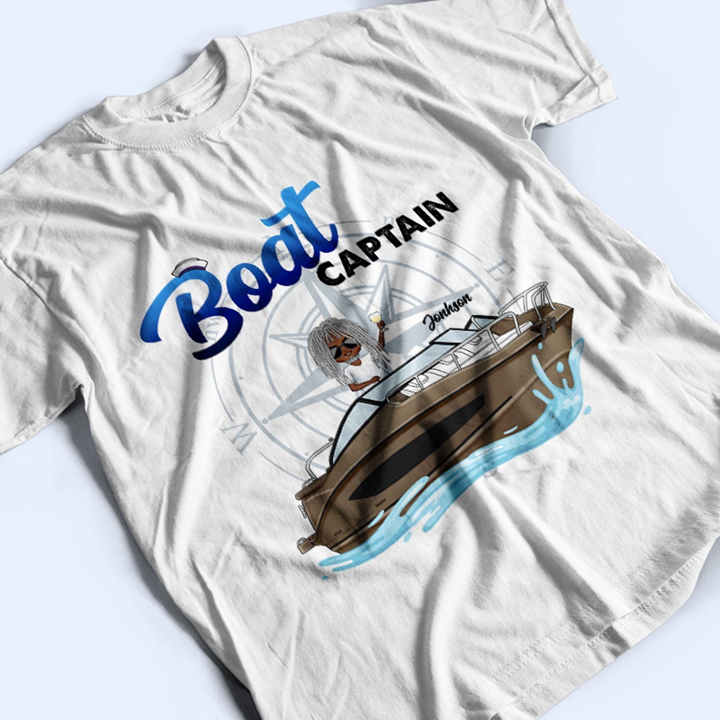 Boat Captain - Birthday, Traveling, Cruising Gift For Beach Lovers, Travelers - Personalized Custom T Shirt