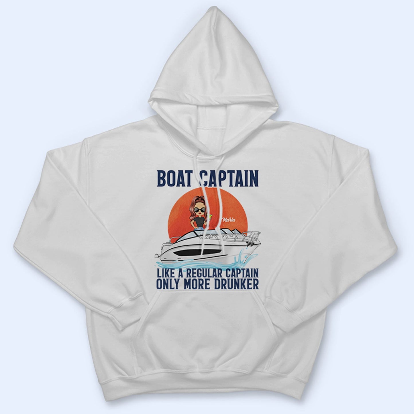 Boat Captain Like A Regular Captain - Birthday, Traveling, Cruising Gift For Beach Lovers, Travelers - Personalized Custom T Shirt