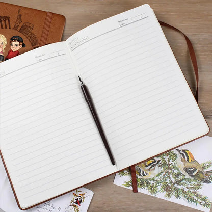Our Bucket List Travel Couple - Personalized Leather Journal