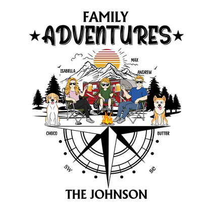 Family Adventures - Personalized Decor Decal