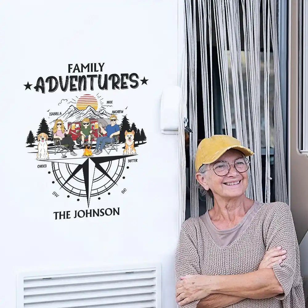 Family Adventures - Personalized Decor Decal