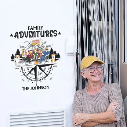 Family Adventures - Personalized Decor Decal