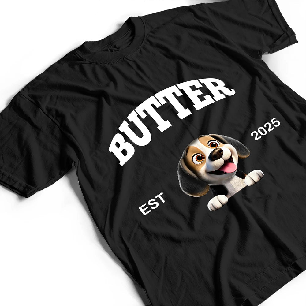 I Love My Dog - Personalized T Shirt