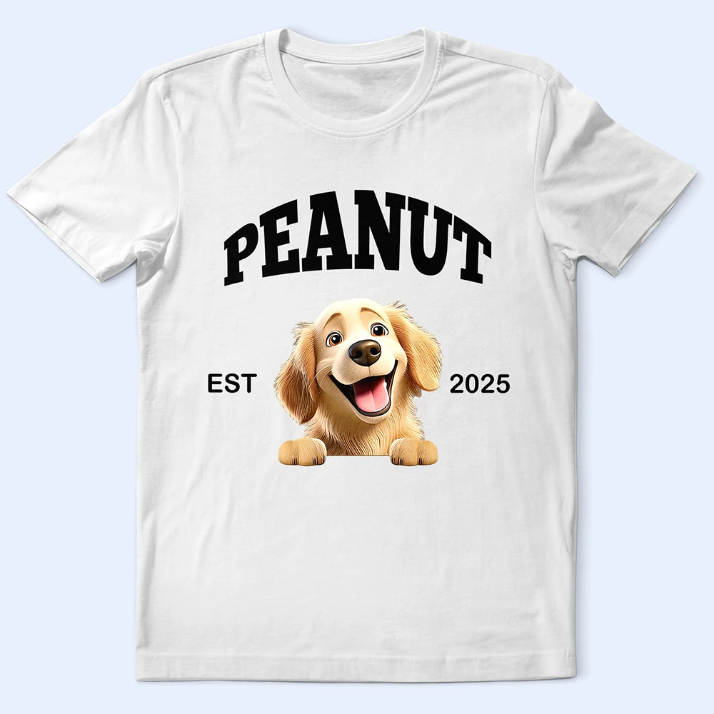 I Love My Dog - Personalized T Shirt