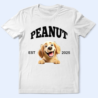 I Love My Dog - Personalized T Shirt