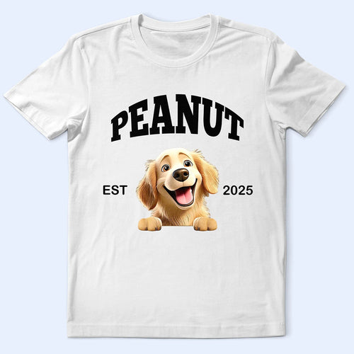 I Love My Dog - Personalized T Shirt