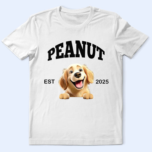 I Love My Dog - Personalized T Shirt