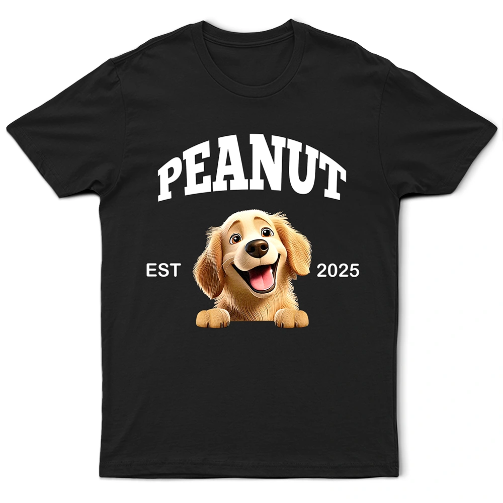 I Love My Dog - Personalized T Shirt