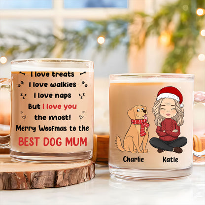 But I Love You The Most - Personalized Custom Glass Mug