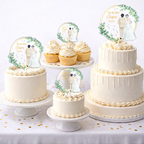 Backside Couple Happy Wedding - Personalized Acrylic Cake Topper