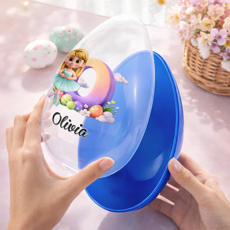 Ballerina Girl Alphabet - Personalized Fillable Egg