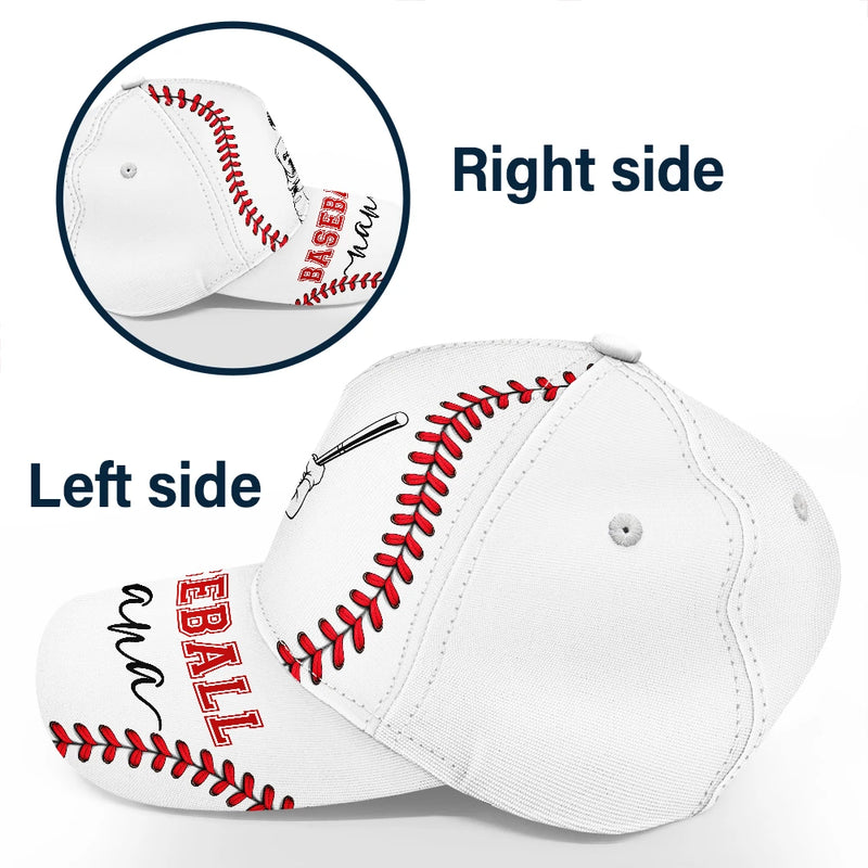 Baseball Mom Dad - Personalized Classic Cap
