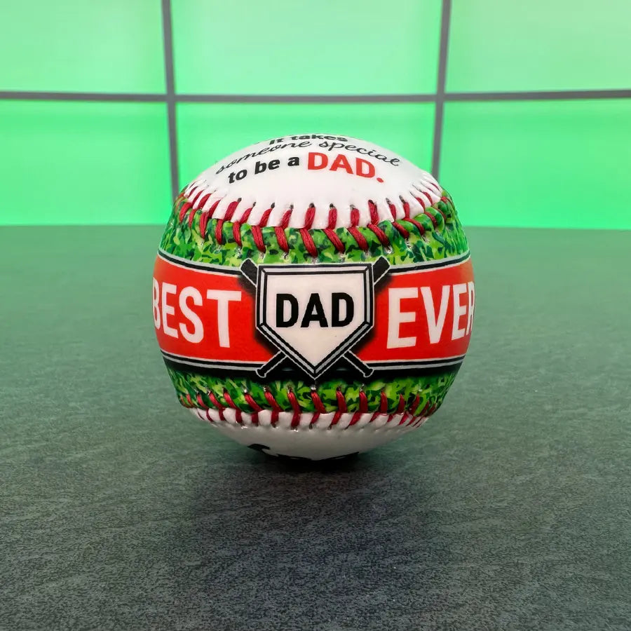 Baseball, Softball Players - Best Dad Ever - Personalized Baseball, Softball (TL)  The Next Custom Gift