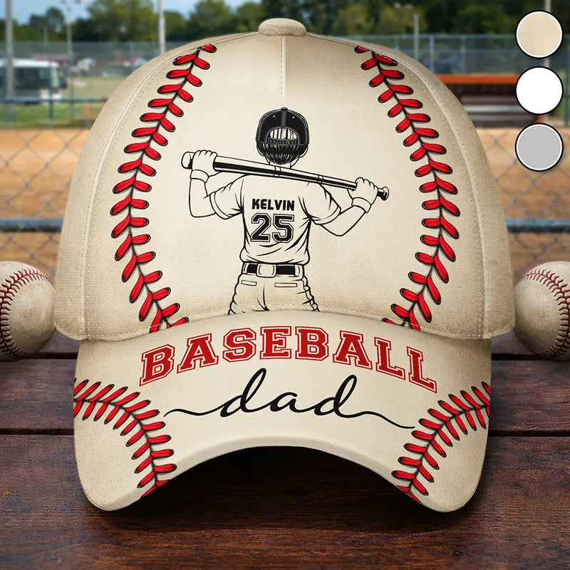 Baseball Mom Dad - Personalized Classic Cap