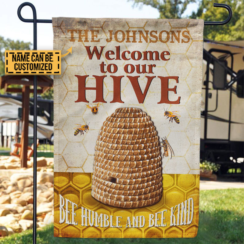 Bee Humble And Bee Kind Custom Flag