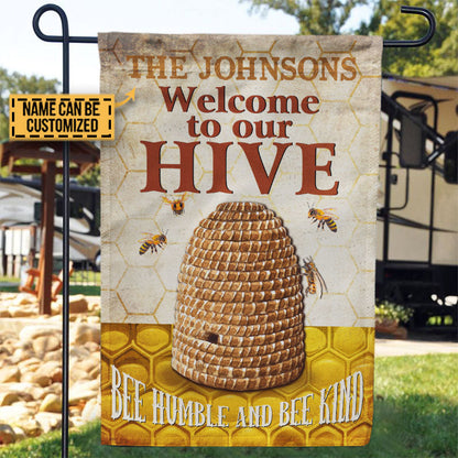 Bee Humble And Bee Kind Custom Flag