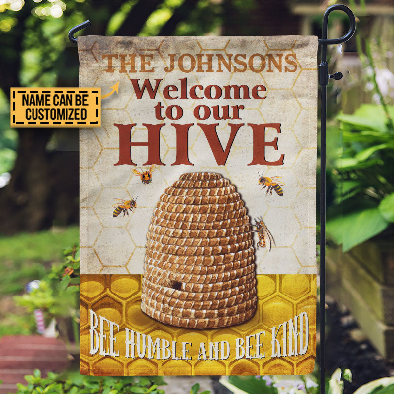Bee Humble And Bee Kind Custom Flag