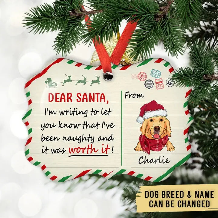 Been Naughty And Worth It - Personalized Custom Ornament ornament The Next Custom Gift