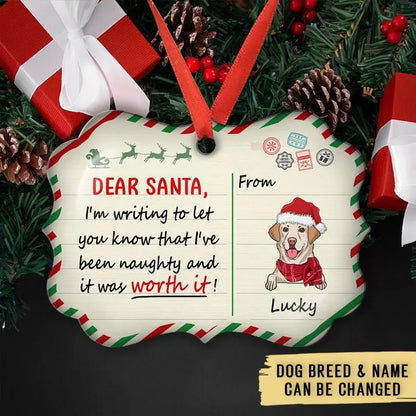 Been Naughty And Worth It - Personalized Custom Ornament ornament The Next Custom Gift