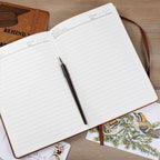 Behind You All Memories - Personalized Leather Journal
