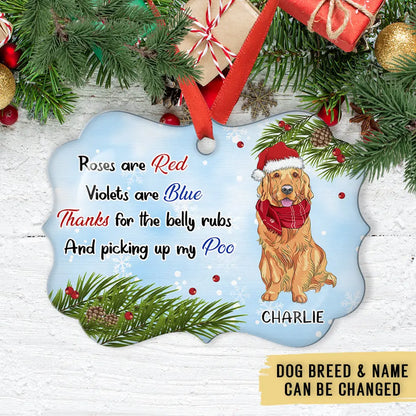 Belly Rubs - Personalized Custom Aluminum Ornament Ornament The Next Custom Gift