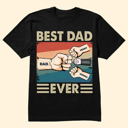 Best Dad Ever - Cartoon Version - Personalized Shirt Shirts & Tops The Next Custom Gift