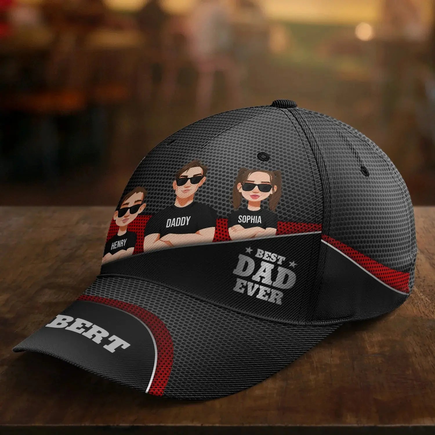 Best Dad Ever New Version - Personalized Classic Cap Hat The Next Custom Gift