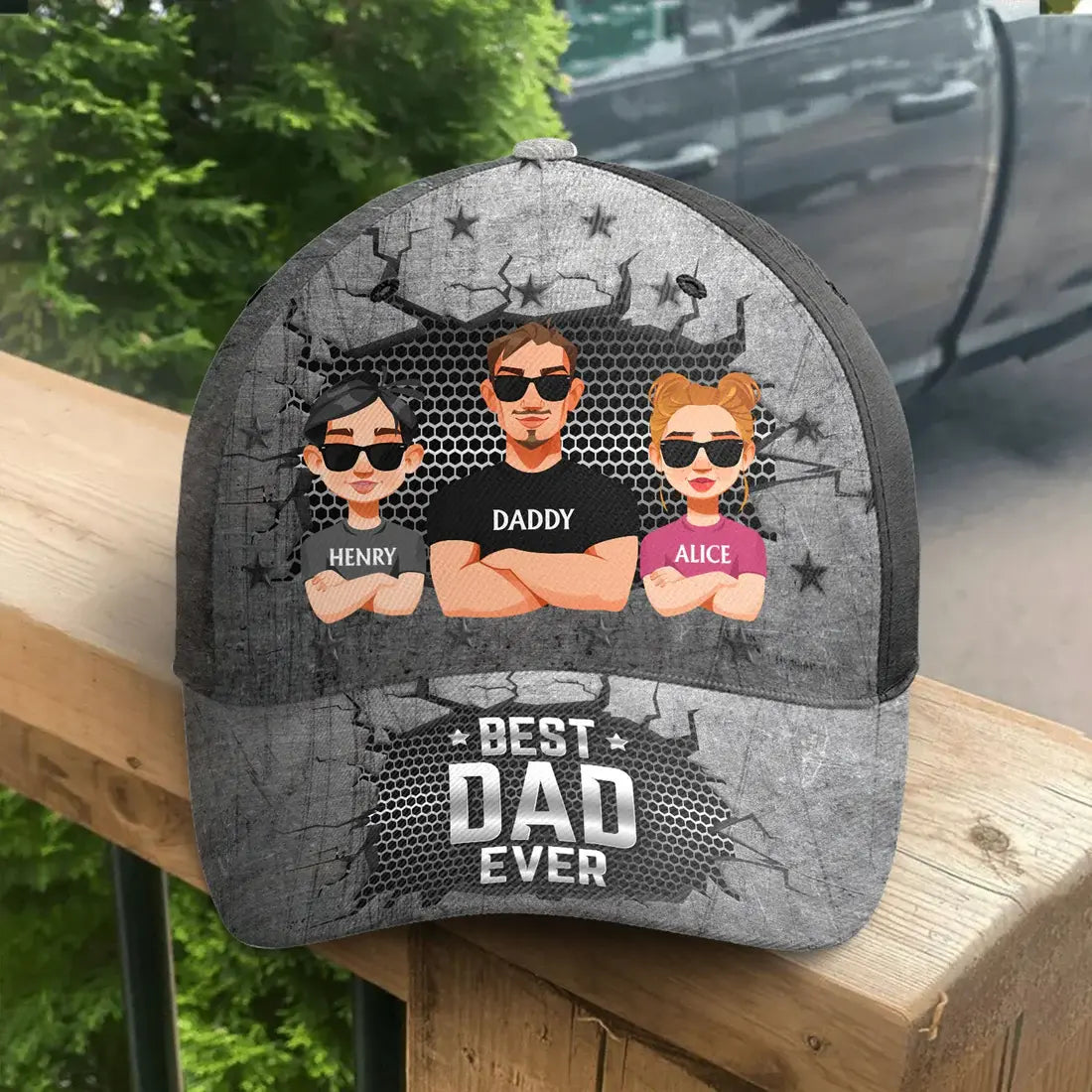 Best Dad Ever - Personalized Classic Cap Hat The Next Custom Gift