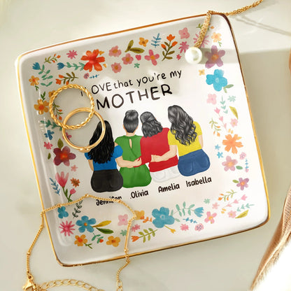 Gia Đình - Bà, Mẹ, Dì Hướng Dương - Món Quà Sinh Nhật Yêu Thương Cho Mẹ, Bà, Bà - Đĩa Nhẫn Cá Tính