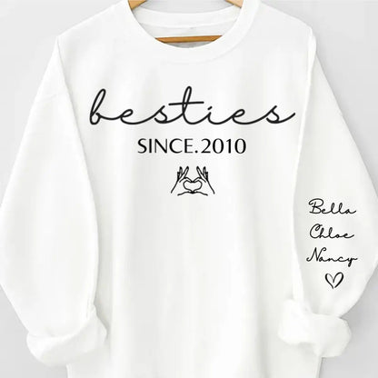 Besties - A Pinky Promise Of Us - Personalized Sweatshirt (BU) Shirts & Tops The Next Custom Gift