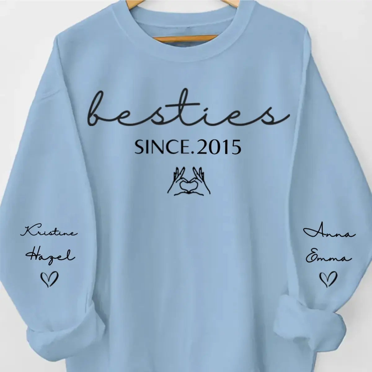 Besties - A Pinky Promise Of Us - Personalized Sweatshirt (BU) Shirts & Tops The Next Custom Gift