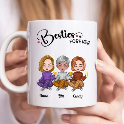 Besties Forever - Personalized Mug (NN) mug The Next Custom Gift