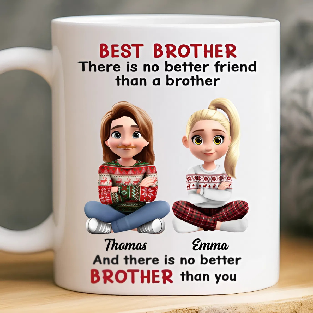 Custom Mug - Personalized Birthday Gifts For Brother, Sister - You Are So Loved