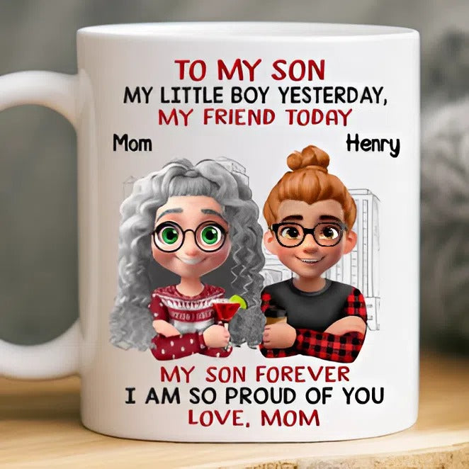 Custom Mug - Personalized Birthday Gifts For Mom, Son - My Choice, My Child, My Love