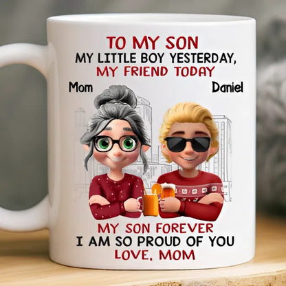 Custom Mug - Personalized Birthday Gifts For Mom, Son - My Choice, My Child, My Love