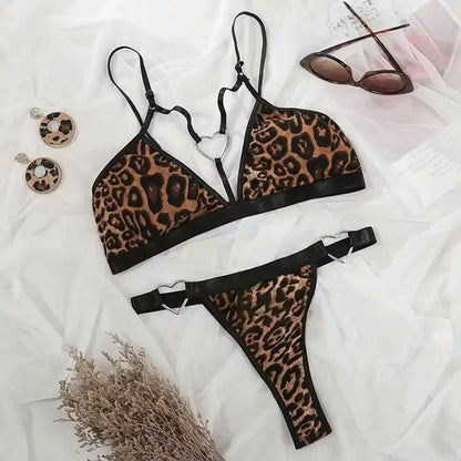 Bikini - Sexy Custom Name Leopard Bikini Sets DIY Crystal Letters Swimsuit Sets Beach Body Jewelry - Personalized Swimsuit Sets (BU) - The Next Custom Gift  