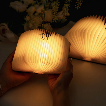Birth Flower Book Lovers - Personalized Book Lamp