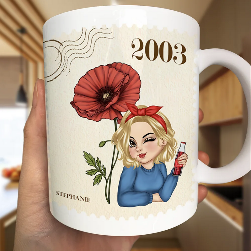 Birth Month Flowers Bloom Making The World A Better Place - Personalized Mug