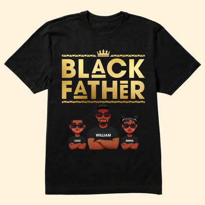 Black Father King Dope Dad - Personalized Shirt Shirts & Tops The Next Custom Gift