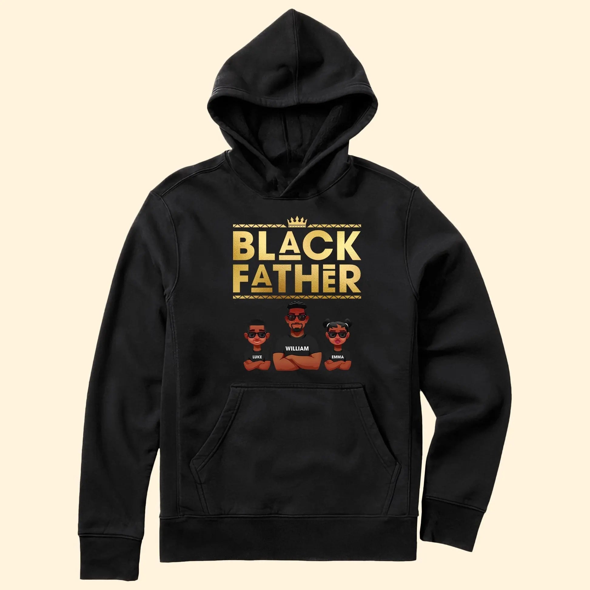 Black Father King Dope Dad - Personalized Shirt Shirts & Tops The Next Custom Gift