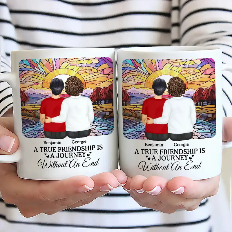 It Takes A Long Time To Grow An Old Friend - Personalized Mug