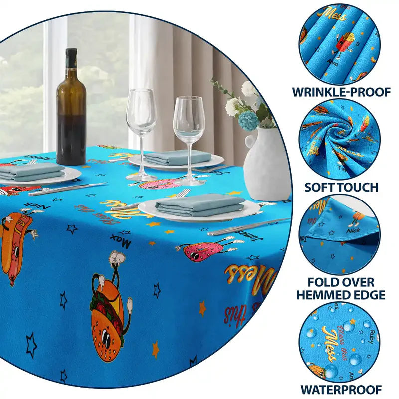 Bless This Mess - Personalized Tablecloth