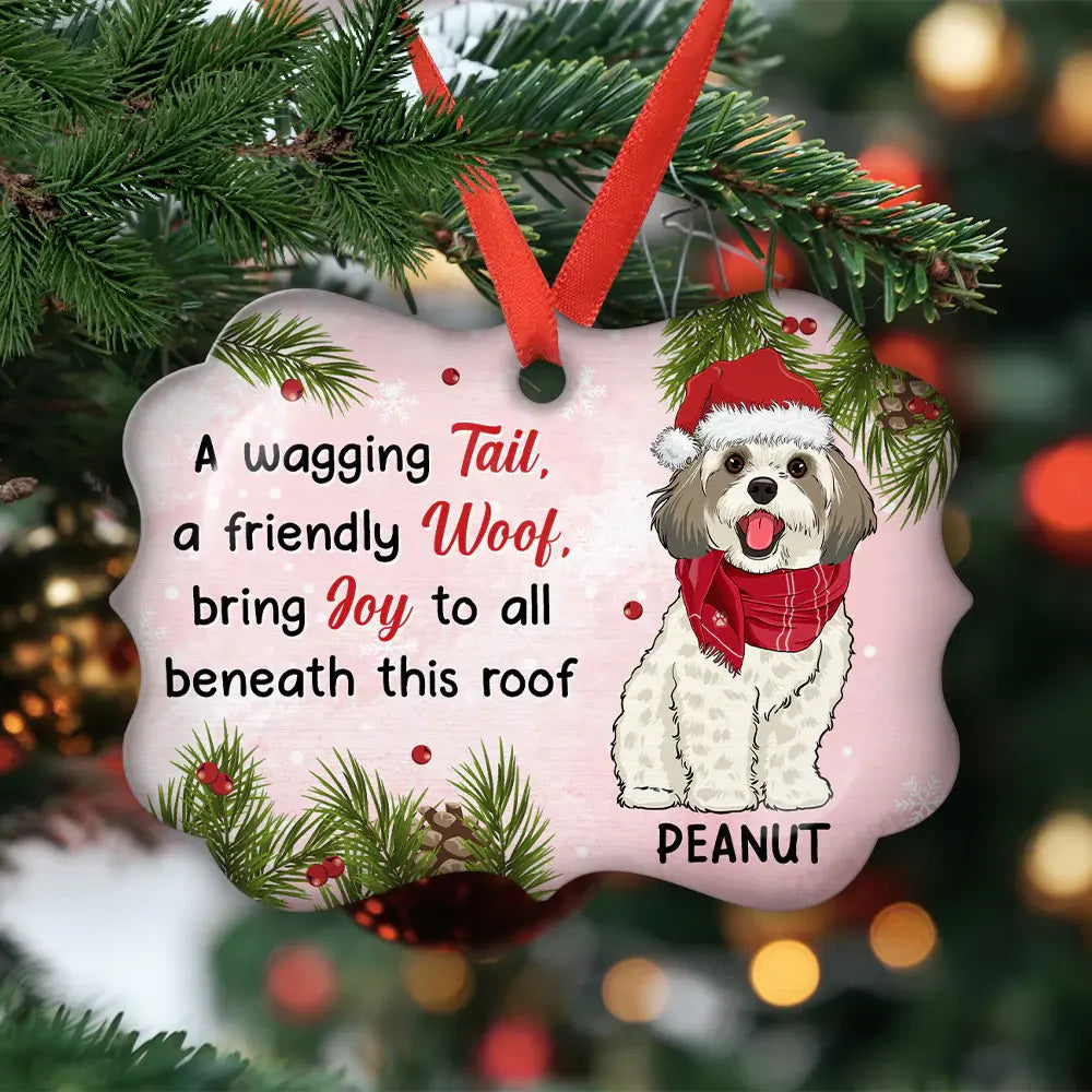 Bring Joy - Personalized Custom Aluminum Ornament (AB) ornament The Next Custom Gift