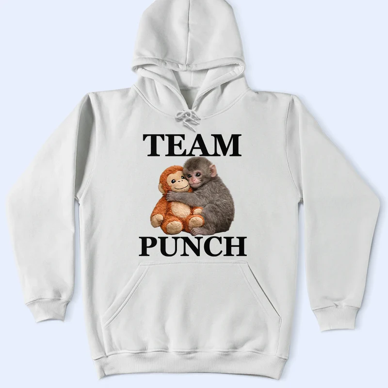 Team Punch Cute Monkey - Personalized T Shirt